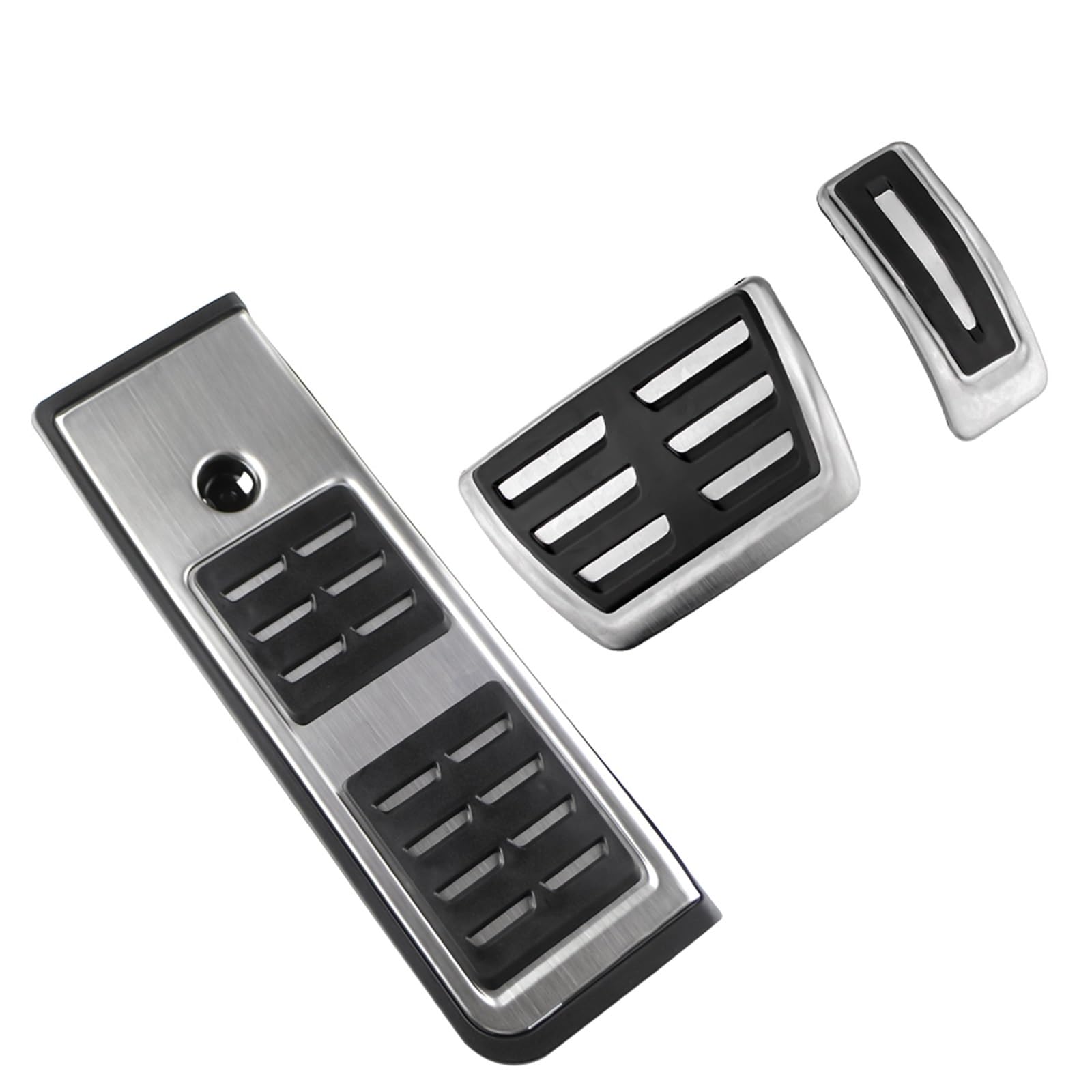 Auto Pedale Abdeckungen Für A4 B9 A5 F5 2016-2022 Für Limousine Avant Sport LHD Auto Pedale Automatische Kraftstoff Bremse Fußstütze Pedal Abdeckung Auto Pedal Abdeckung(at with Rest) von LEZFXDOX