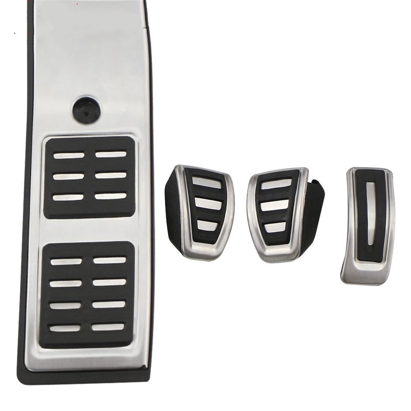 Auto Pedale Abdeckungen Für Q5 Für GJ 2018 2019 2020 2021 LHD Auto Pedal Pads Auto Kraftstoff Bremse Fußstütze Pedal Abdeckung Kappe Pad Auto Pedal Abdeckung(MT with Rest) von LEZFXDOX