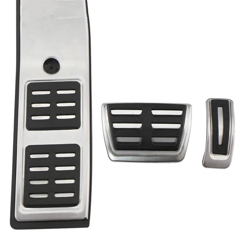 Auto Pedale Abdeckungen Für Q5 Für GJ 2018 2019 2020 2021 LHD Auto Pedal Pads Auto Kraftstoff Bremse Fußstütze Pedal Abdeckung Kappe Pad Auto Pedal Abdeckung(at with Rest) von LEZFXDOX
