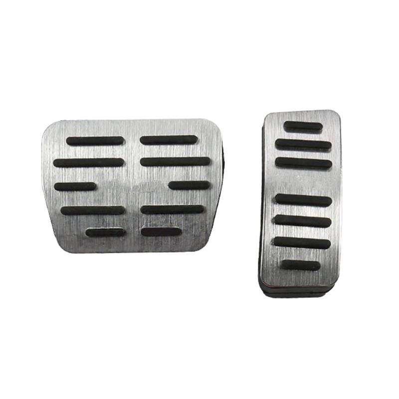 Auto Pedale Abdeckungen Für Skoda Für Karoq 2017 2018 2019 2020 2021 2022 Auto Fußstütze Pedal Gaspedal Kraftstoff Bremse Kupplung Pedal Abdeckung Auto Pedal Abdeckung(Silver) von LEZFXDOX