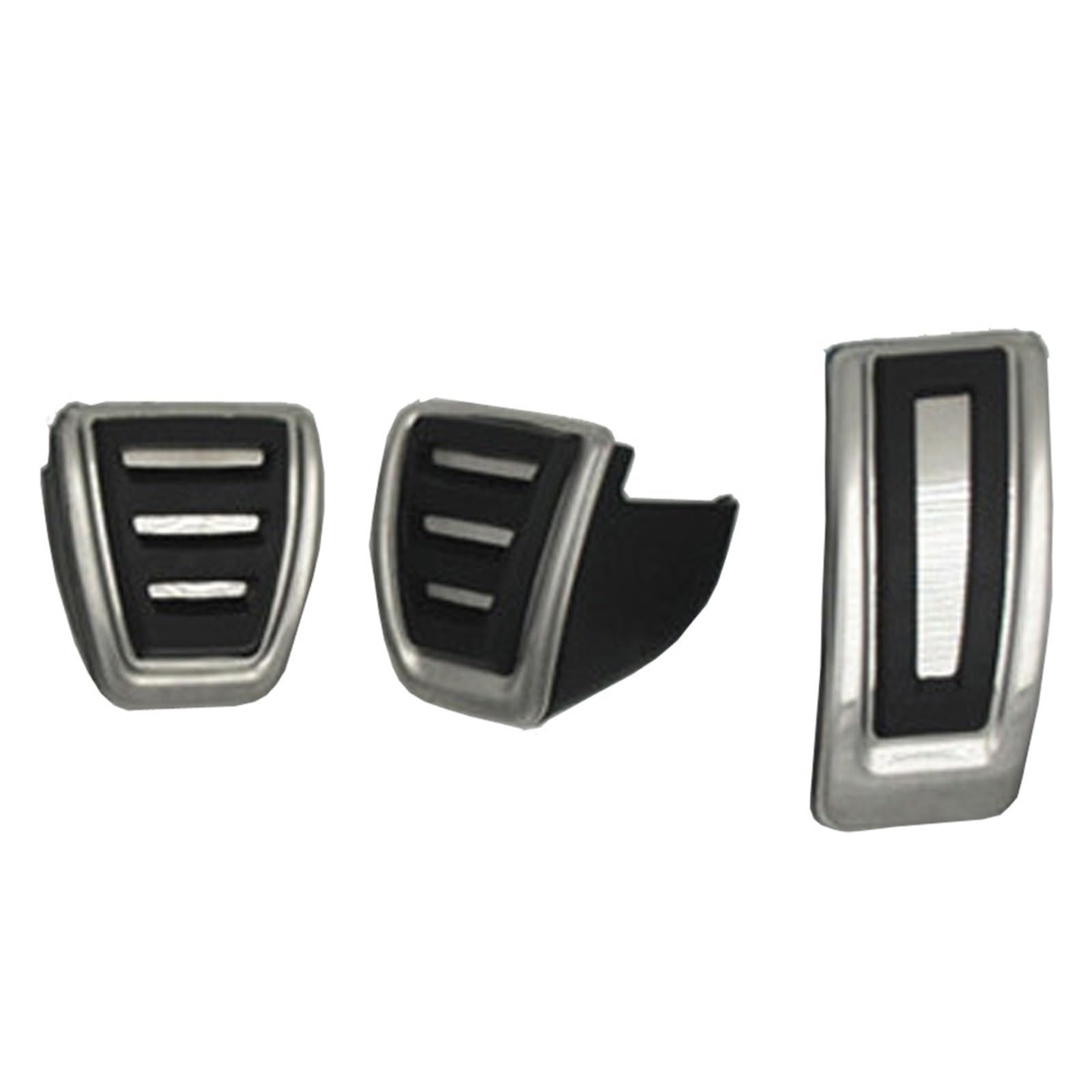 Auto Pedale Abdeckungen Für VW Für Golf 7 Für GTI Für Passat B8 Für Polo Für Sitz Für Leon Auto Kraftstoff Bremse Tot Pedal Abdeckung Set Kupplung Pedal Abdeckung Auto Pedal Abdeckung(MT) von LEZFXDOX