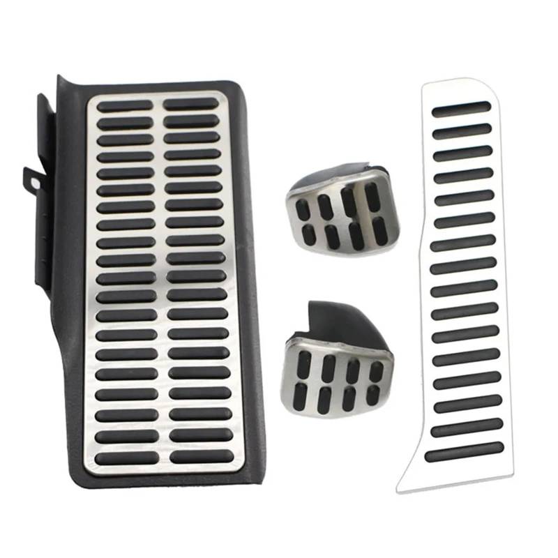 Auto Pedale Abdeckungen Für VW Für Käfer Für Jetta MK6 2011-2017 Sport Kraftstoff Bremsbeläge Kupplung Pedal Abdeckung Fuß Rest Pedale Auto Pedal Abdeckung(MT with Rest) von LEZFXDOX