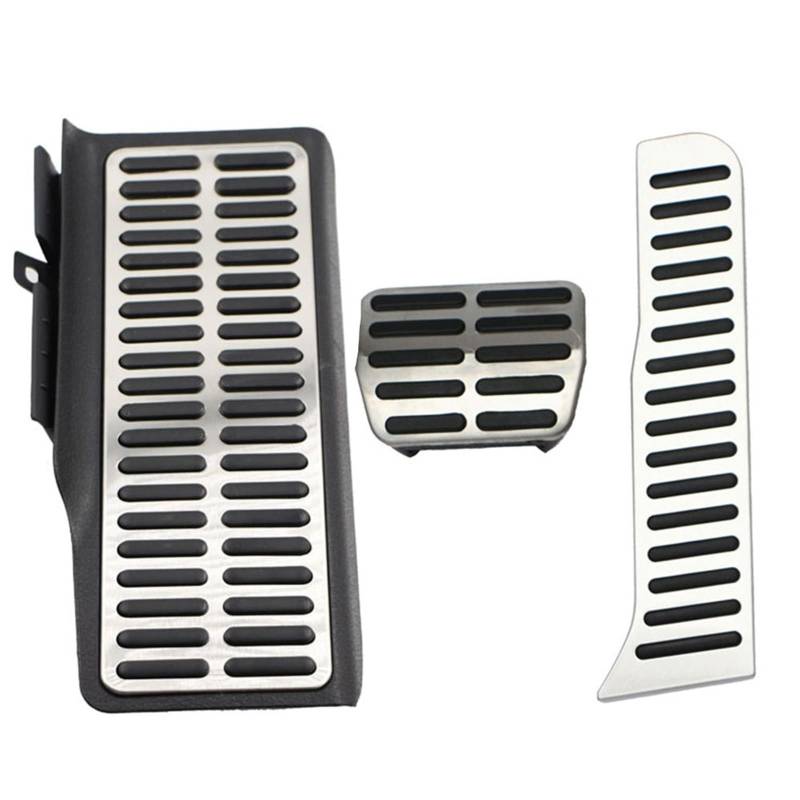 Auto Pedale Abdeckungen Für VW Für Käfer Für Jetta MK6 2011-2017 Sport Kraftstoff Bremsbeläge Kupplung Pedal Abdeckung Fuß Rest Pedale Auto Pedal Abdeckung(at with Rest) von LEZFXDOX