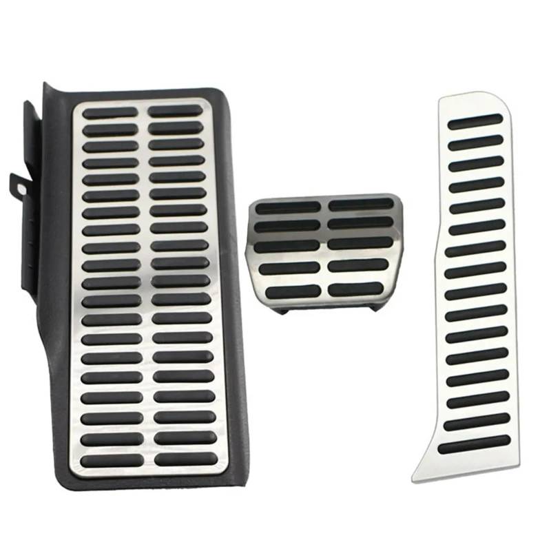 Auto Pedale Abdeckungen Für VW Für Käfer Für Jetta MK6 2011-2017 Sport Kraftstoff Bremsbeläge Kupplung Pedal Pads Auto Fuß Rest Pedale Auto Pedal Abdeckung(at with Rest) von LEZFXDOX