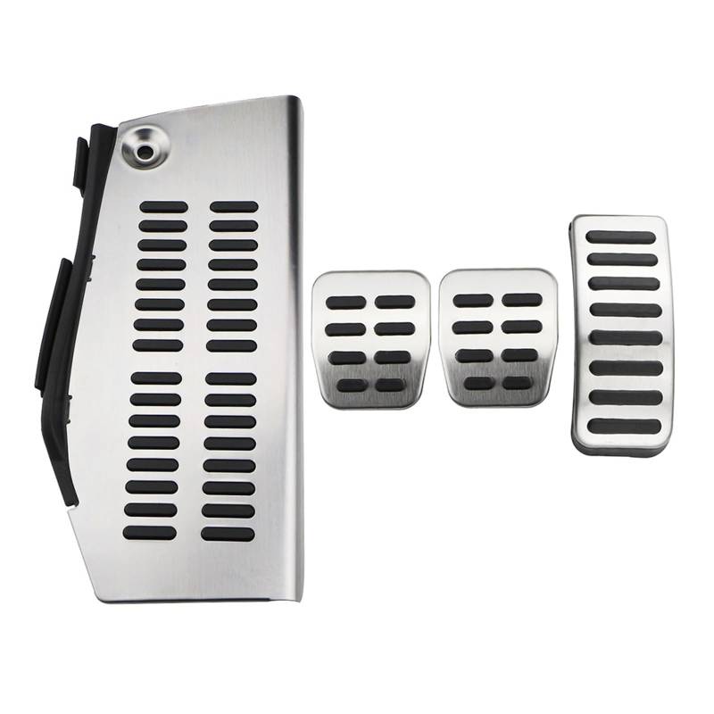 Auto Pedale Abdeckungen Für VW Für Polo Für Golf 4 Für Bora Für Käfer Für RSi Für GTI R32 Auto Fußstütze Pedale Kupplung Pedal Abdeckung Auto Pedal Abdeckung(MT with Rest) von LEZFXDOX