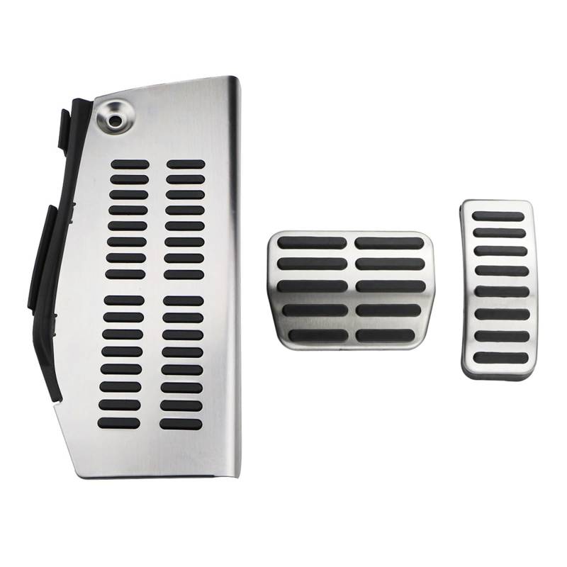 Auto Pedale Abdeckungen Für VW Für Polo Für Golf 4 Für Bora Für Käfer Für RSi Für GTI R32 Auto Fußstütze Pedale Kupplung Pedal Abdeckung Auto Pedal Abdeckung(at with Rest) von LEZFXDOX