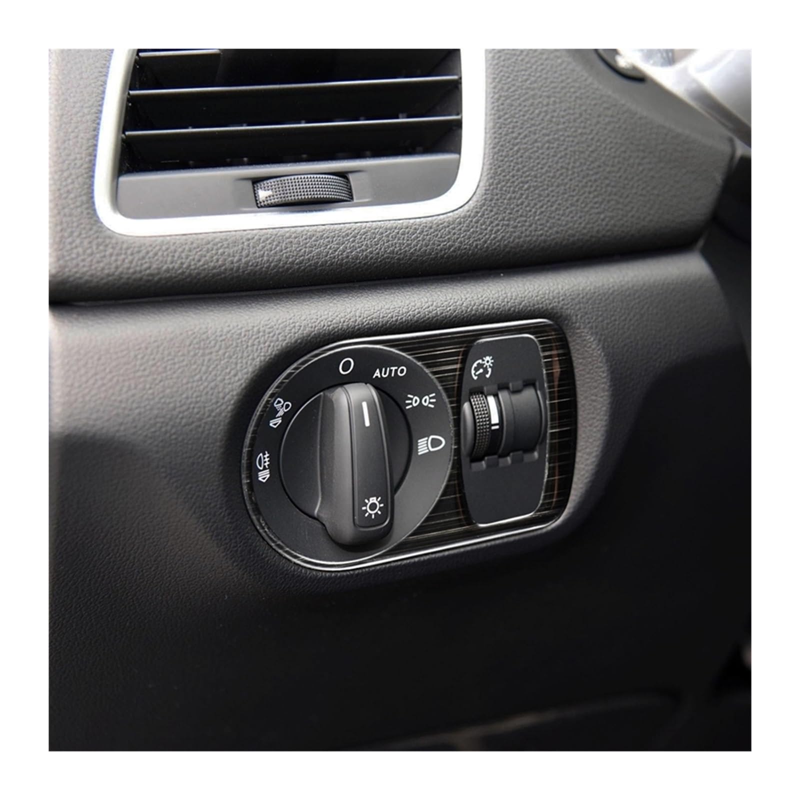 Auto deko Innenraum Für Q3 2013-2016 Auto-Armaturenbrett-Scheinwerfer-Schalter-Knopf-Rahmen-Abdeckungs-Ordnung Auto Innenausstattung(Black) von LEZFXDOX