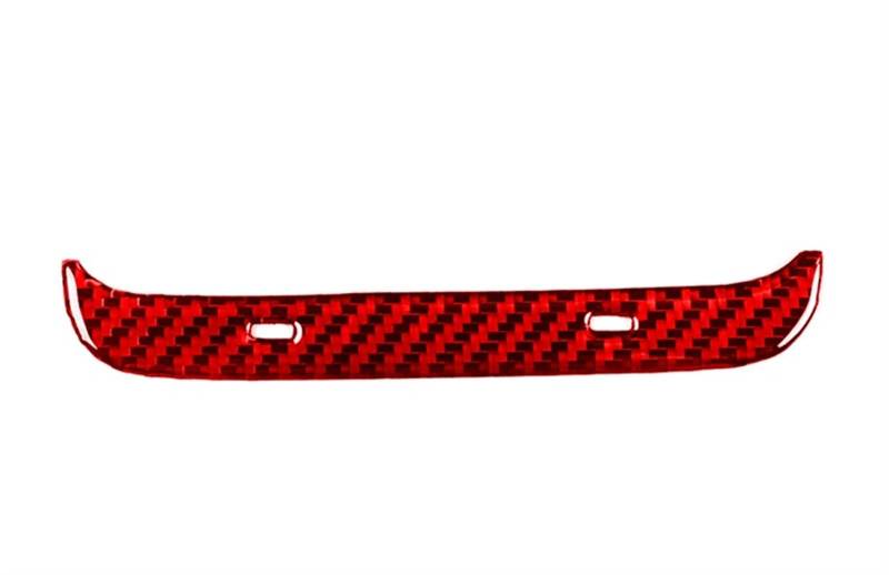 Auto deko Innenraum Für Tesla Für Modell Y/3 Red Carbon Fiber Innen Dashboard Panel Aufkleber Center Konsole Getränkehalter Lenkrad Abdeckung Trim Streifen Auto Innenausstattung(Rear air Vent) von LEZFXDOX