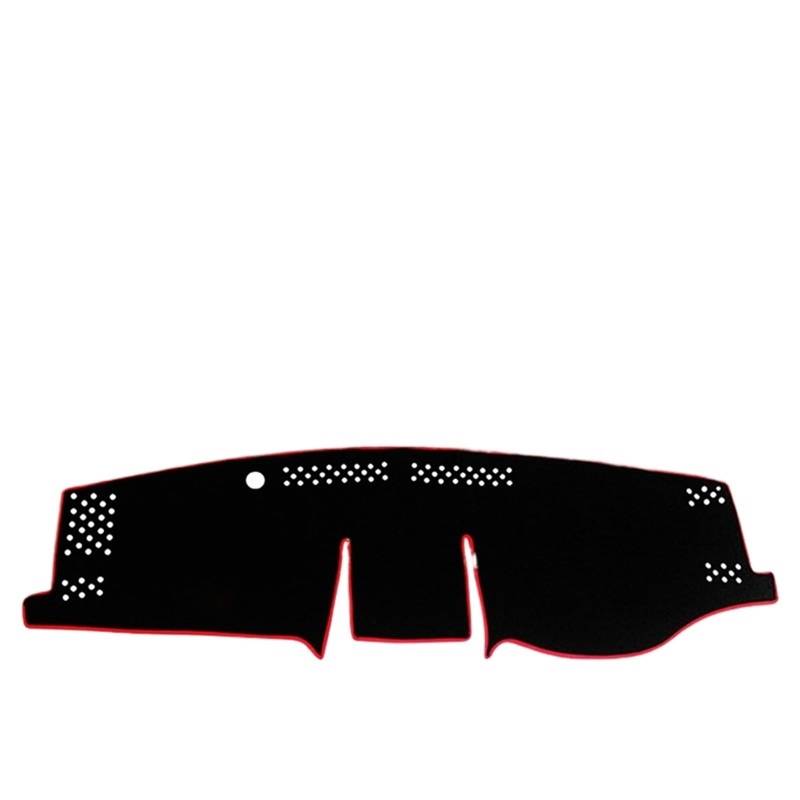 Auto deko Innenraum Für Toyota Für RAV4 XA50 2019-2023 Auto Dashboard Sonnenschutz Vermeiden Licht Matte Pad Instrument Panel Abdeckung Teppiche Auto Innenausstattung(A RHD Red Side) von LEZFXDOX