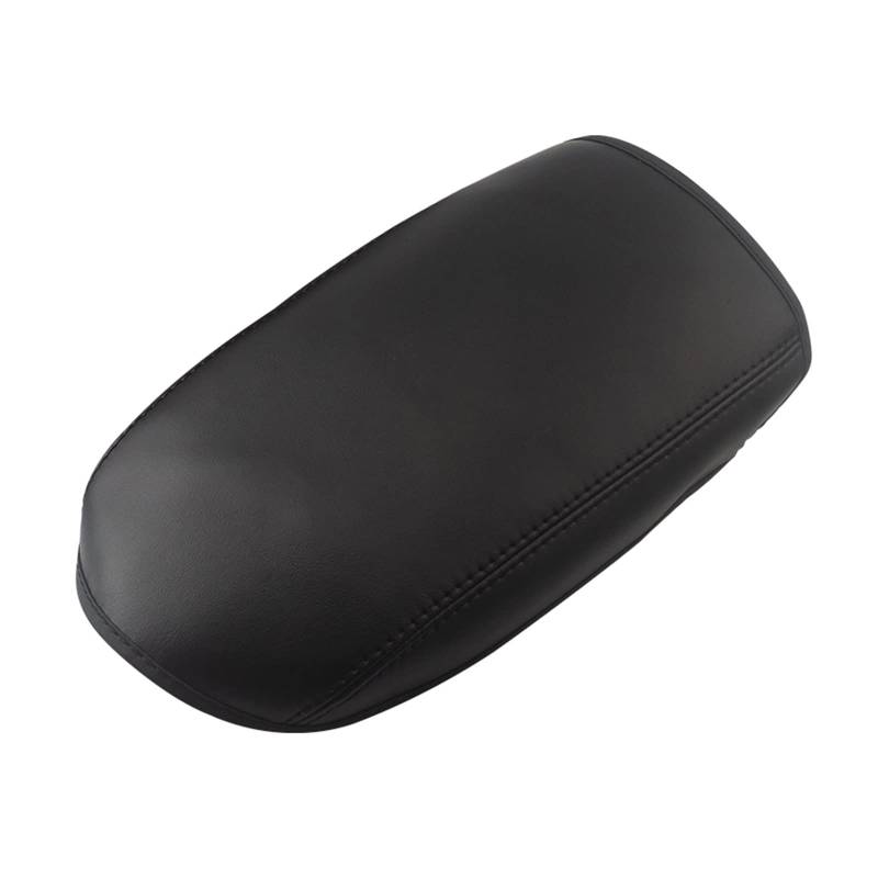 Auto deko Innenraum Für VW Für Tiguan MK2 Allspace 2017-2022 Armlehne Konsole Pad Abdeckung Kissen Unterstützung Box Armlehne Matte Liner Auto Innenausstattung(Black line) von LEZFXDOX