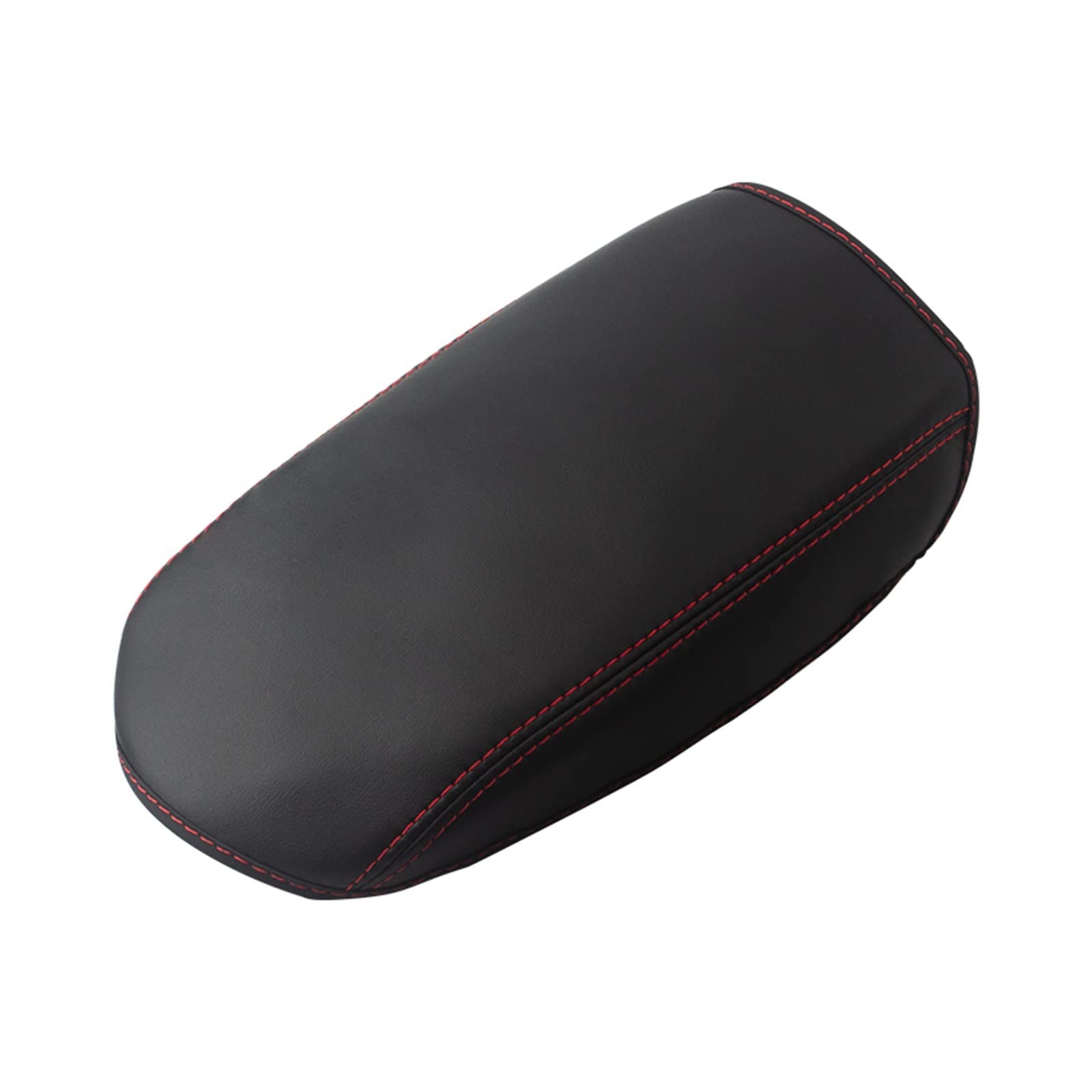 Auto deko Innenraum Für VW Für Tiguan MK2 Allspace 2017-2022 Armlehne Konsole Pad Abdeckung Kissen Unterstützung Box Armlehne Matte Liner Auto Innenausstattung(Red line) von LEZFXDOX