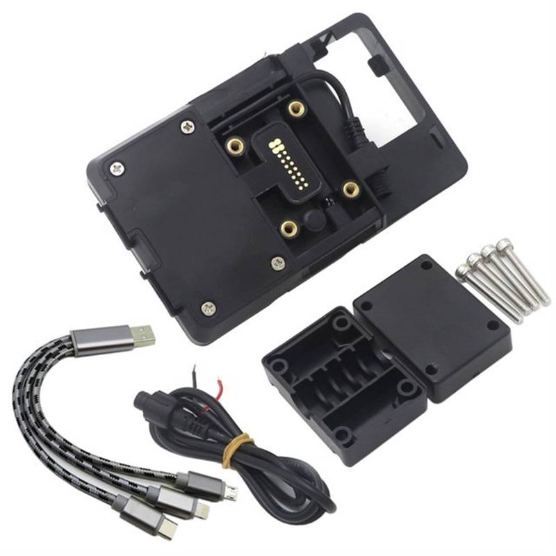 Handyhalter Motorrad Für Moto Für Guzzi V85 TT V85TT 2019 2020/Motorrad Ständer Halter Smartphone Telefon Halter GPS Navigator Halterung Motorrad Handy Halterung(Mobile Phone Base) von LEZFXDOX