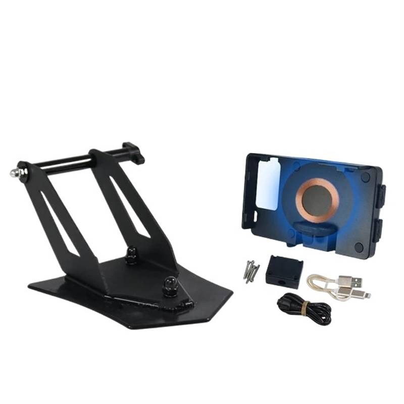Handyhalter Motorrad Für R 1250 RT R1250RT 2021-2024/Motorrad Navigation Halterung GPS Montieren Gerät Träger SMART Telefon Halter Motorrad Handy Halterung(Wireless Charging) von LEZFXDOX