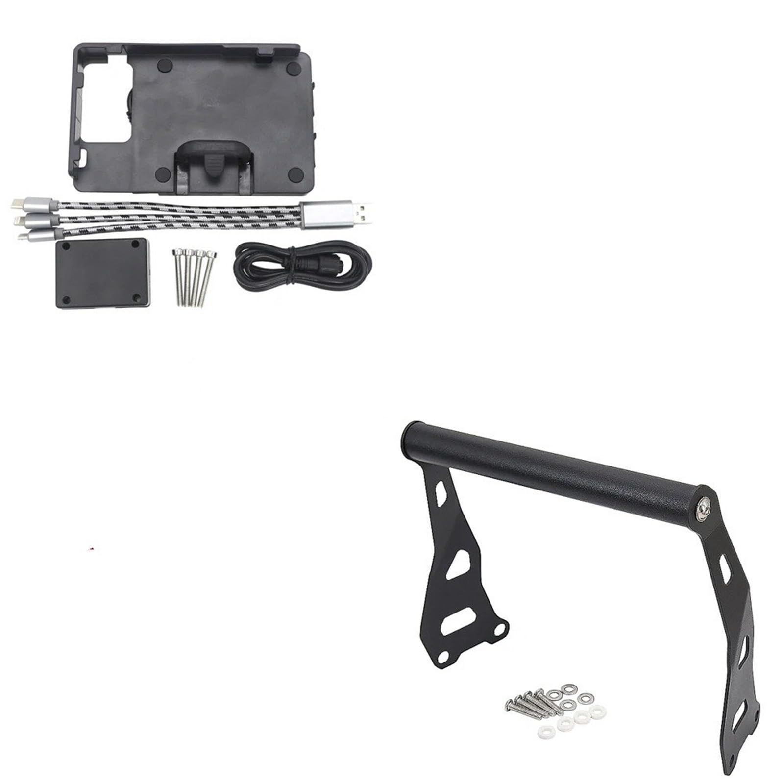 Handyhalter Motorrad Für ROYAL Für Enfield Für Himalayan 2016-2020/Motorrad Navigation Halterung GPS Platte Halterung SMART Telefon Halter Motorrad Handy Halterung(B and 22mm) von LEZFXDOX