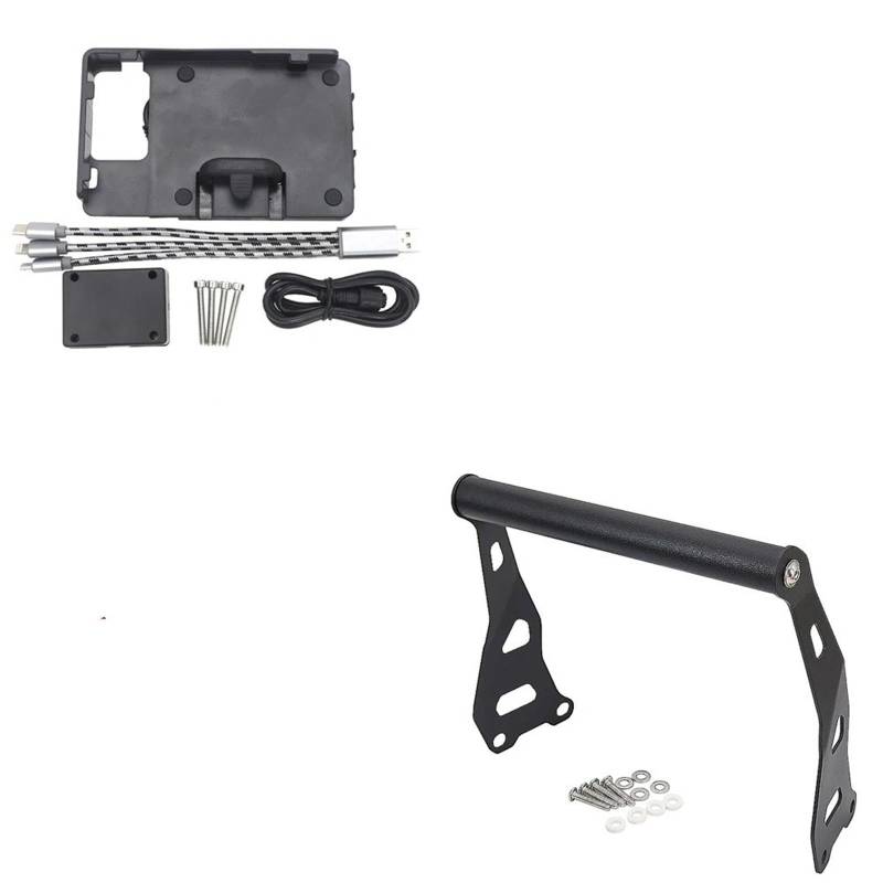 Handyhalter Motorrad Für ROYAL Für Enfield Für Himalayan 2016-2020/Motorrad Navigation Halterung GPS Platte Halterung SMART Telefon Halter Motorrad Handy Halterung(B and 22mm) von LEZFXDOX