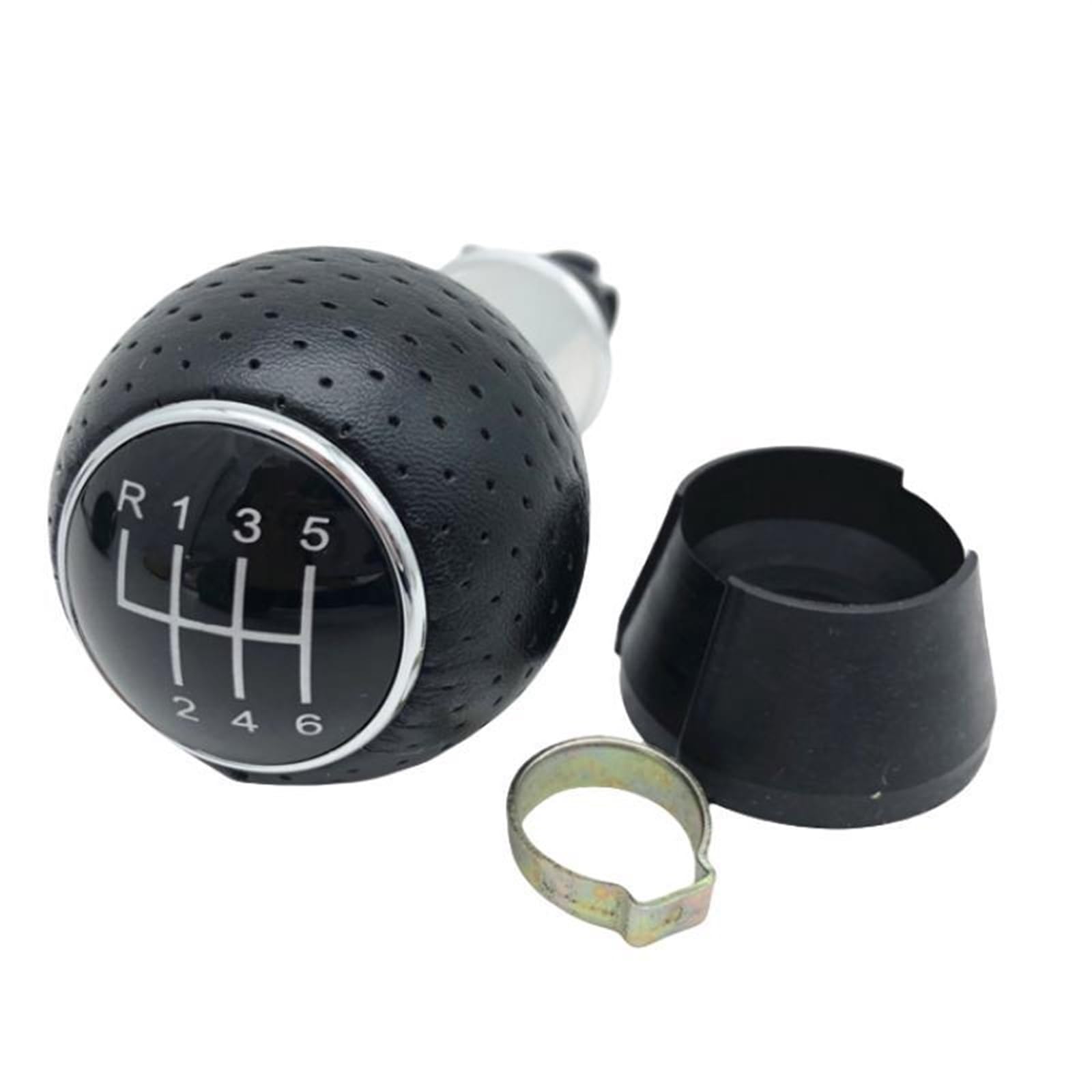 LEZFXDOX Schaltknaufabdeckung Für A3 S3 2001 2002 2003 / 12mm Schaltknauf Hebel Shifter Gamasche Boot Abdeckung Auto Schaltknauf Abdeckung(Style 1) von LEZFXDOX