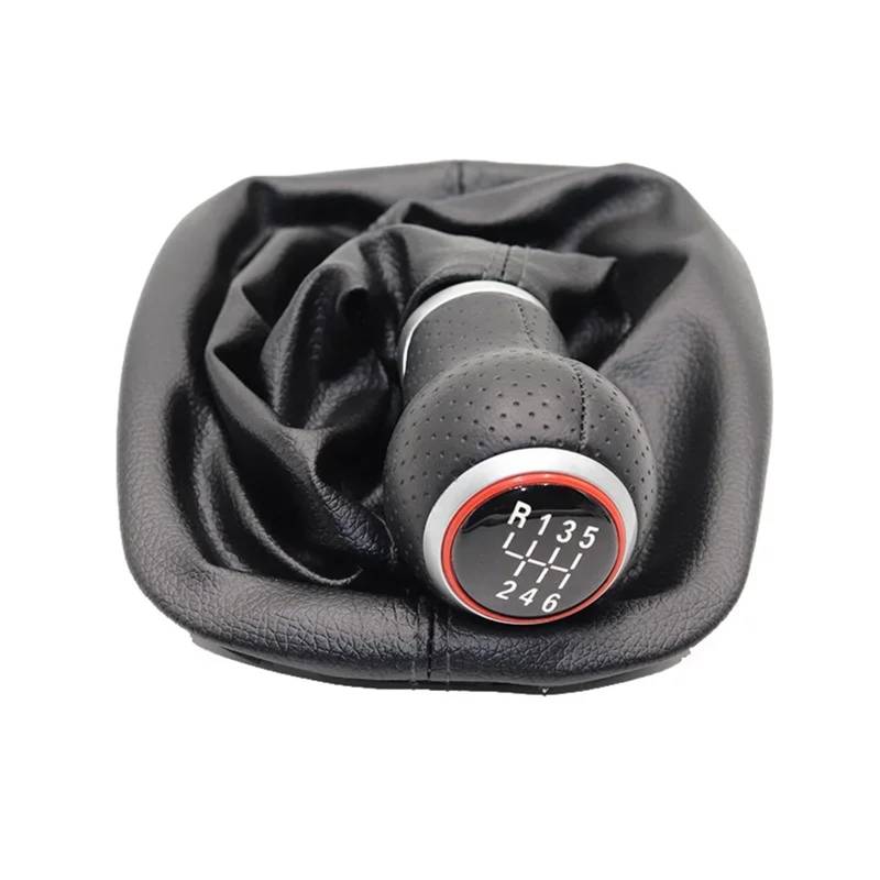 LEZFXDOX Schaltknaufabdeckung Für A6 C5 A8 D2 A4 B5 1996 1997 1998 1999 2000 2001 2002 2003/5 / 6 Geschwindigkeit Auto Schaltknauf Auto Schaltknauf Abdeckung(R123456 Type 1) von LEZFXDOX