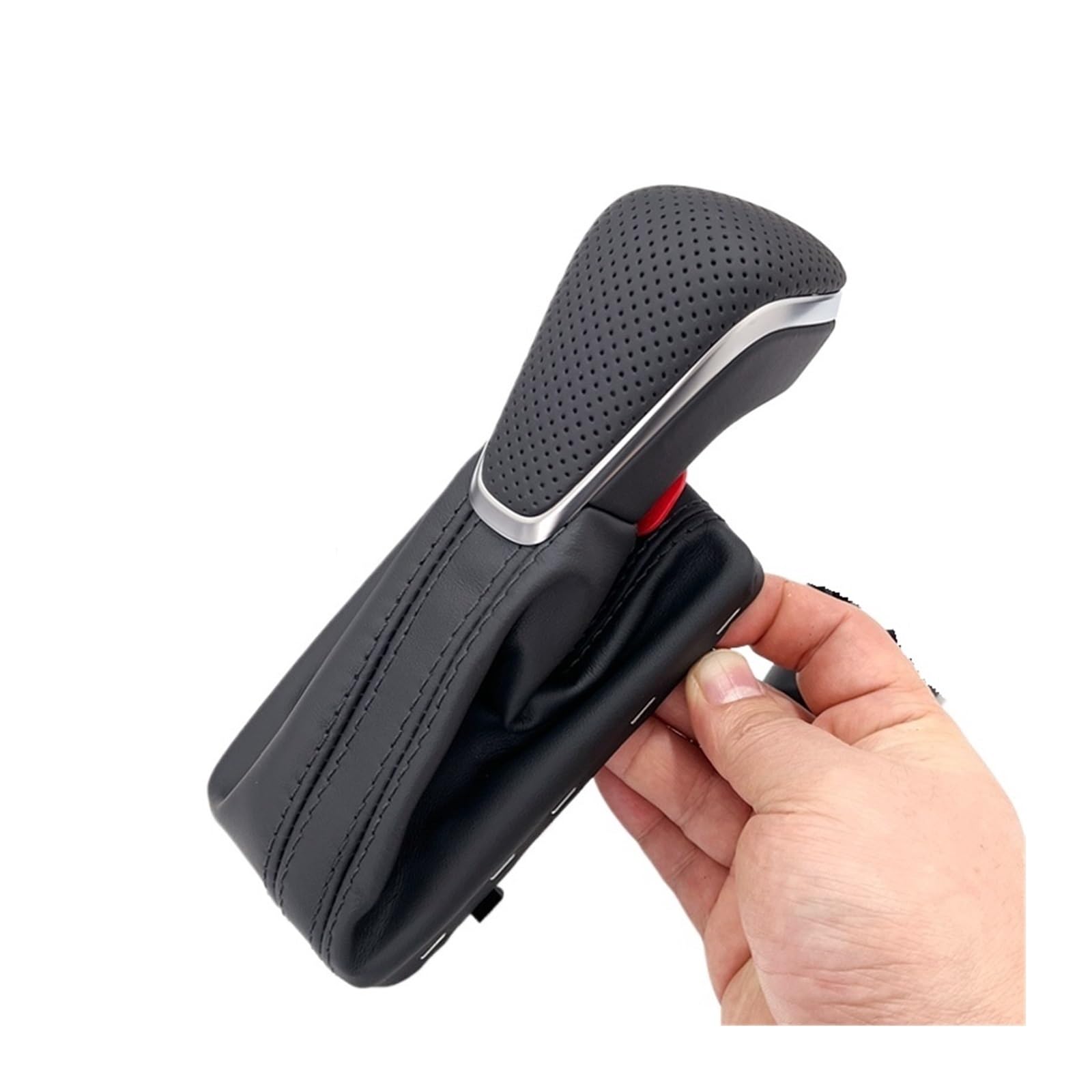 LEZFXDOX Schaltknaufabdeckung Für A7 A6 PA Style C7 2016 2017 2018 / LHD at Auto Trans Schaltknauf Mit Ledermanschette Auto Schaltknauf Abdeckung(Style 1) von LEZFXDOX