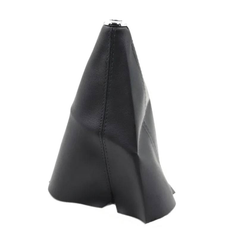 LEZFXDOX Schaltknaufabdeckung Für Hyundai/Auto Schaltknauf Leder Boot Cover Schaltknauf Abdeckung Auto Schaltknauf Abdeckung(Black line) von LEZFXDOX
