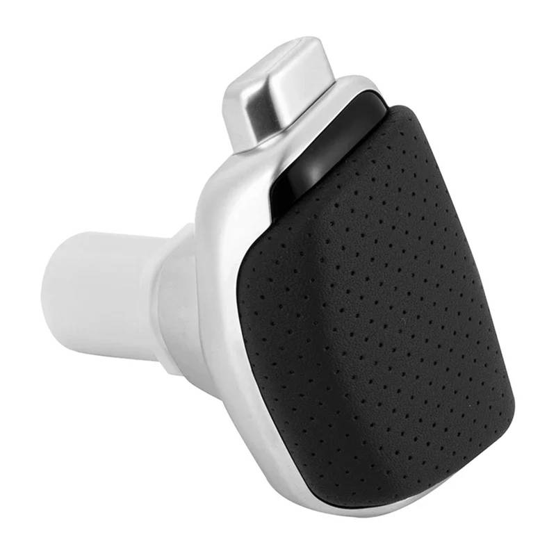 LEZFXDOX Schaltknaufabdeckung Für Hyundai Für Tucson 2015 - / Automatischer Schaltknauf Auto-Stick Shifter Hebel Stift Griff Auto Schaltknauf Abdeckung(with Hole) von LEZFXDOX
