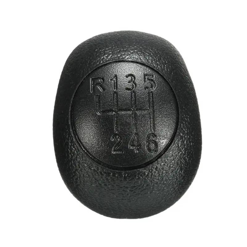 LEZFXDOX Schaltknaufabdeckung Für Peugeot Für Boxer 1994-2006/5-Gang 6-Gang Auto Schaltknauf Auto Schaltknauf Griff Ball Auto Schaltknauf Abdeckung(6 Speed Black) von LEZFXDOX