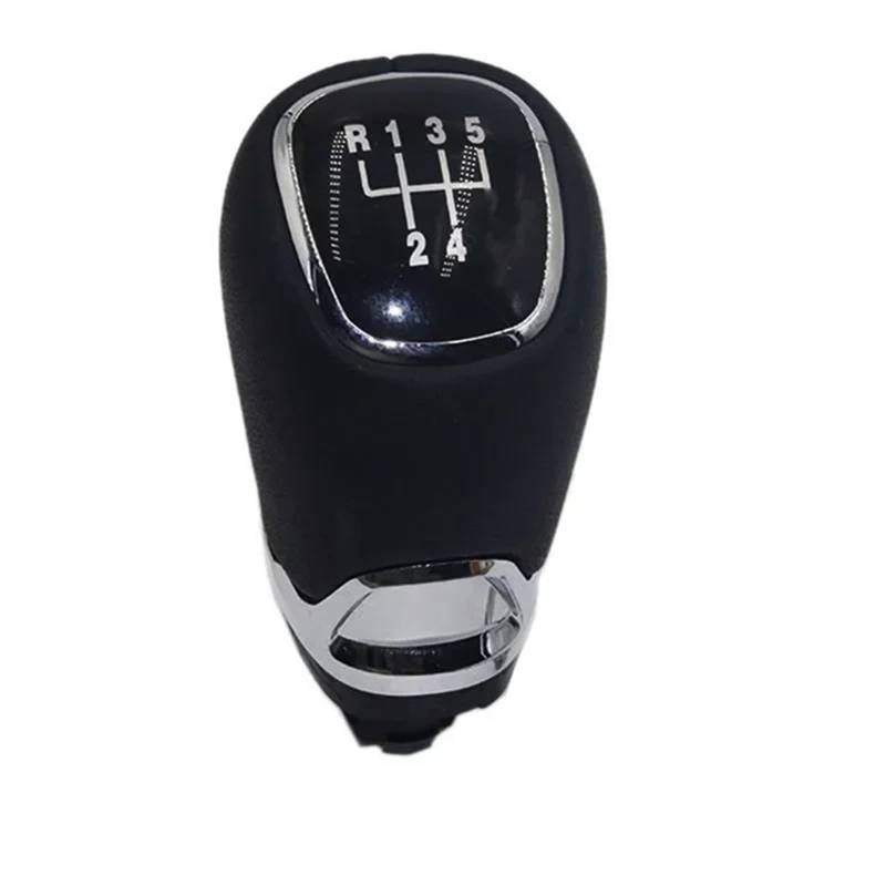 LEZFXDOX Schaltknaufabdeckung Für VW Für Caddy 4 IV MK4 2015-2019/Manuelle Schalthebel Griff 5/6 Geschwindigkeit Getriebe Shift Knopf Hebel Shifter Knob Auto Schaltknauf Abdeckung(5 Speed Leather) von LEZFXDOX