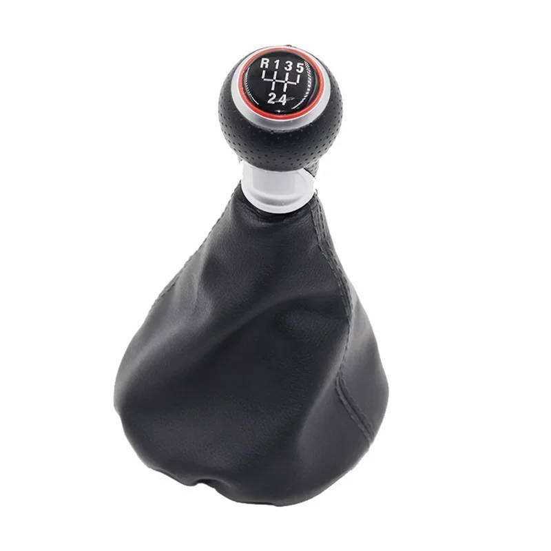 Schaltknaufabdeckung Für VW Für Fox 2005/5 Geschwindigkeit Auto Getriebe Stick Schaltknauf Getriebe Schaltknauf Boot Getriebe Griff Auto Schaltknauf Abdeckung(Style 4) von LEZFXDOX