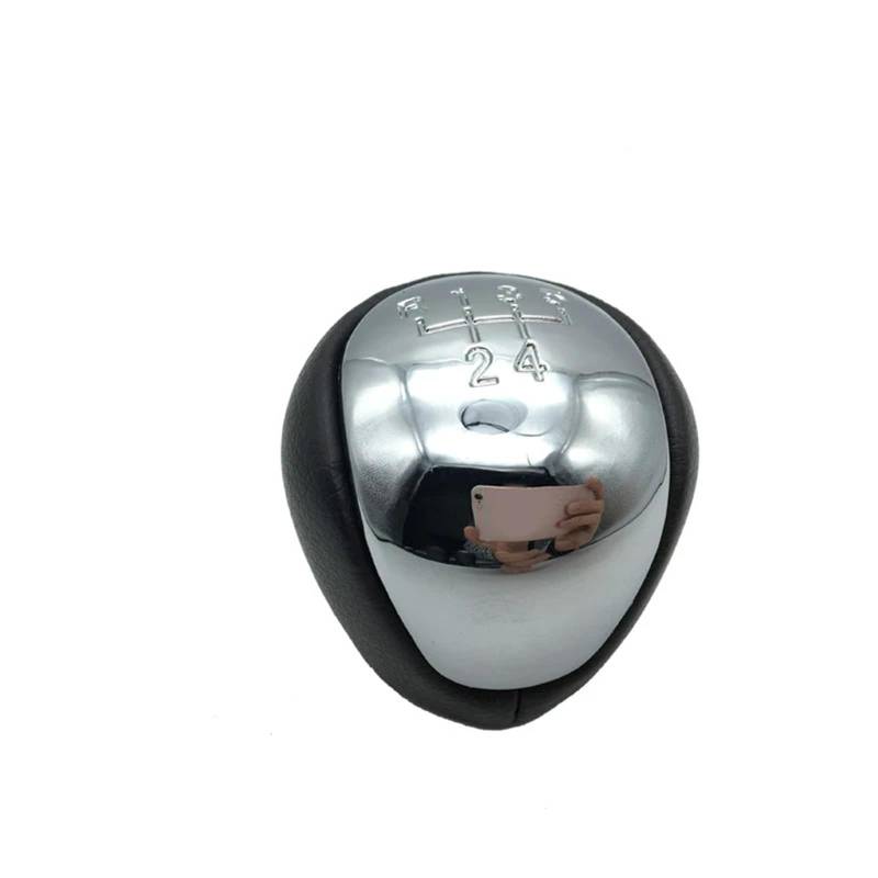Schaltknaufabdeckung Für Hyundai Für Elantra Für I30 / 5 Geschwindigkeit MT Auto Shift Schaltknauf Shifter Hebel Auto Schaltknauf Abdeckung(Chrome) von LEZFXDOX