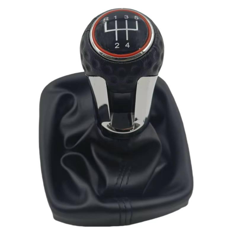 schaltknüppel Für A3 8P 2003-2012 Getriebegriffe 5-Gang-Schaltknauf Staubschutzhülle schaltknopf(6 Speed Type 4) von LEZFXDOX