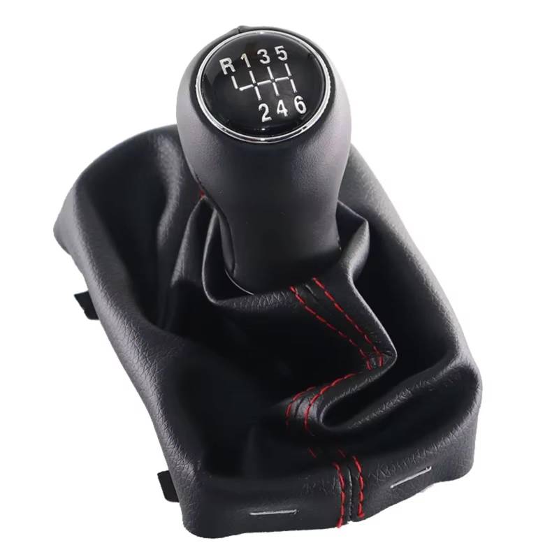 schaltknüppel Für A3 S3 8L 2001-2003 Getriebe Griff Schalthebel 6 Geschwindigkeit Getriebe Stick Schaltknauf schaltknopf(R123456 Type 4) von LEZFXDOX
