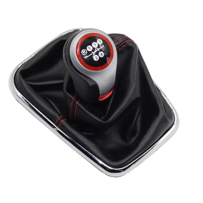 schaltknüppel Für Golf 4 IV MK4 Für GTI R32 Für Bora Für Jetta Getriebe Griff Hebel 12MM Getriebe Stick Schaltknauf schaltknopf(R12345 Speed Type 2) von LEZFXDOX