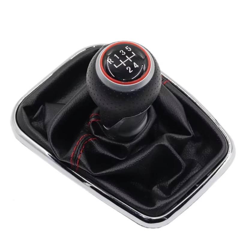 schaltknüppel Für Golf 4 IV MK4 Für GTI R32 Für Bora Für Jetta Getriebe Griff Hebel 12MM Getriebe Stick Schaltknauf schaltknopf(R12345 Speed Type 4) von LEZFXDOX