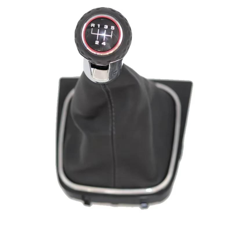 schaltknüppel Für VW Für Golf 5 6 Für Jetta V VI Mk5 Mk6 Für Scirocco Manuelle Getriebe Griff 5 Geschwindigkeit Schaltknauf/Boot schaltknopf(Type 4) von LEZFXDOX