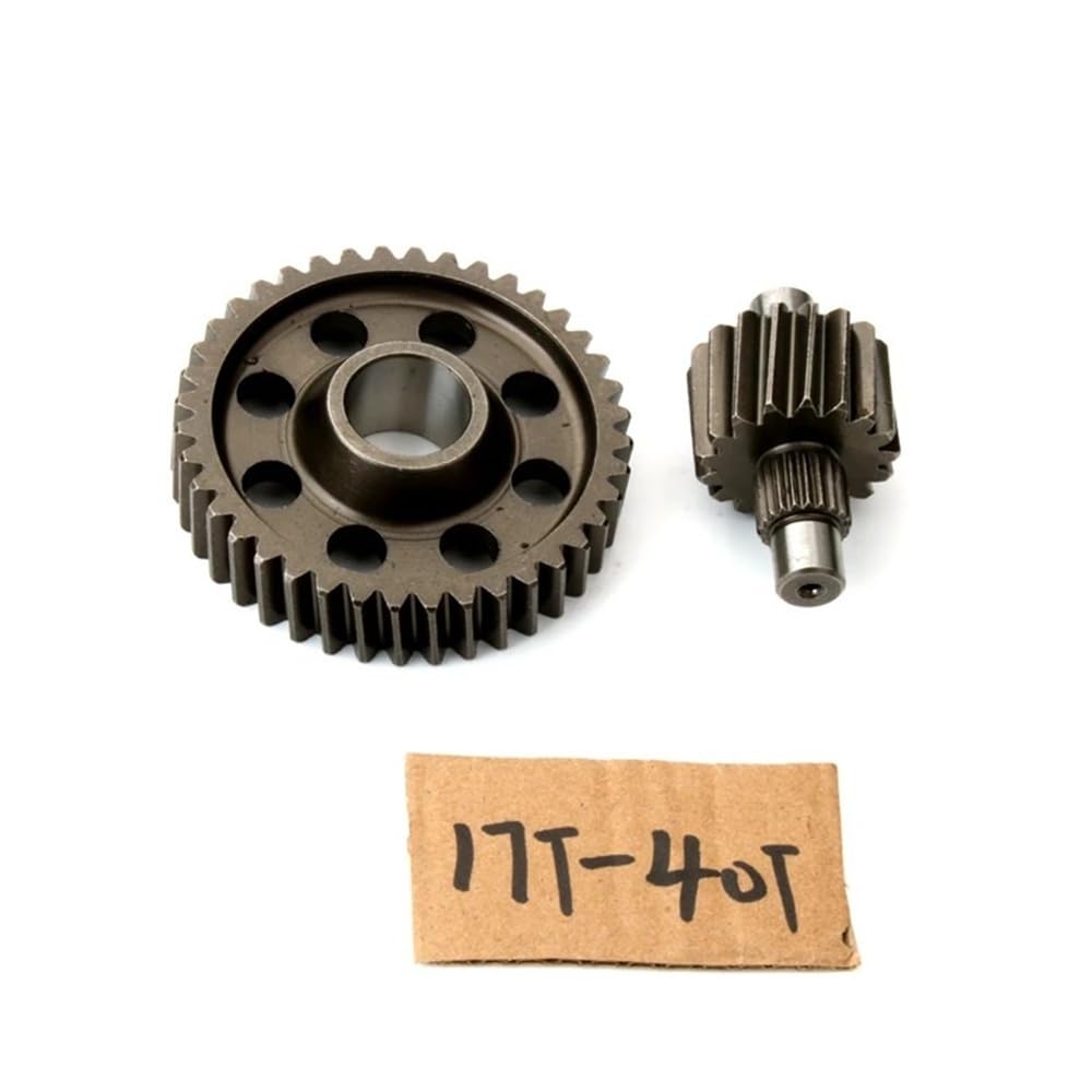 Roller Pcx 150 Top Racing Sekundäre/Achsantrieb Getriebe 15T/42T 17T/40T 18T/39T for Hond Ww150 Pcx150 Sh150i Vario150cc 4T Ersatzteile(17T-40T) von LFJbdO
