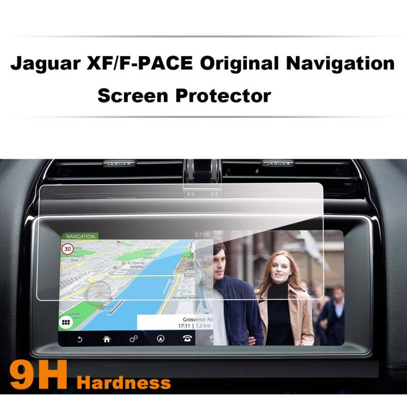 LFOTPP Jaguar F-Pace X761 / XF XFR X260 10,2 Zoll Navigation Schutzfolie - 9H Kratzfest Anti-Fingerprint Displayschutzfolie GPS Navi Folie von LFOTPP