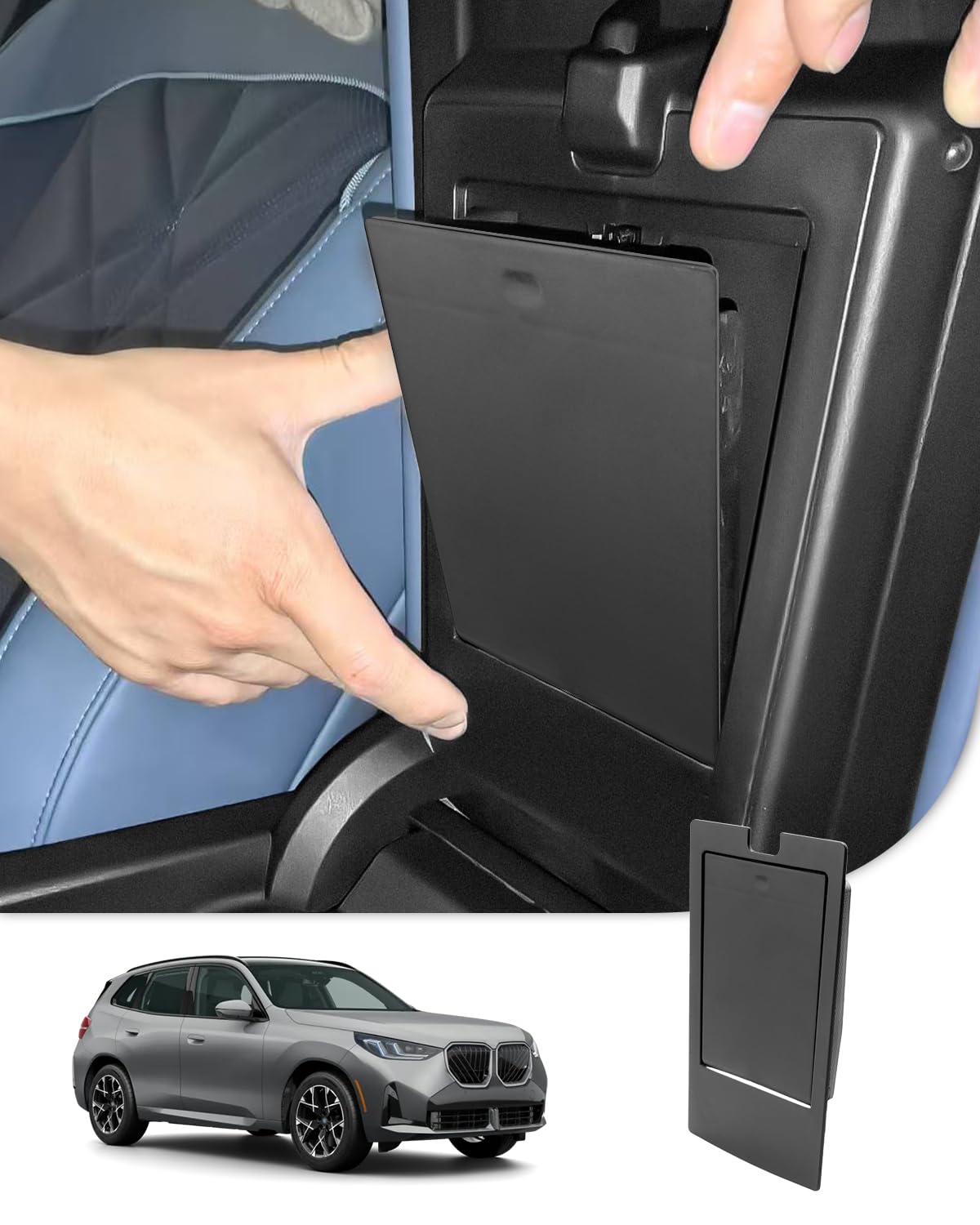 LFOTPP Kompatibel mit BM-W X3 G45 2025 2026 Facelift One-Touch Versteckte Aufbewahrungsbox, Mittelkonsole Geheimfach Armlehne Versteckt Stauraum Organizer Box, X3 G45 xDrive Zubehör LFOTPP Kompatibel mit BM-W X3 G45 2025 2026 Facelift One-Touch Versteckte Aufbewahrungsbox, Mittelkonsole Geheimfach Armlehne Versteckt Stauraum Organizer Box, X3 G45 xDrive Zubehör von LFOTPP
