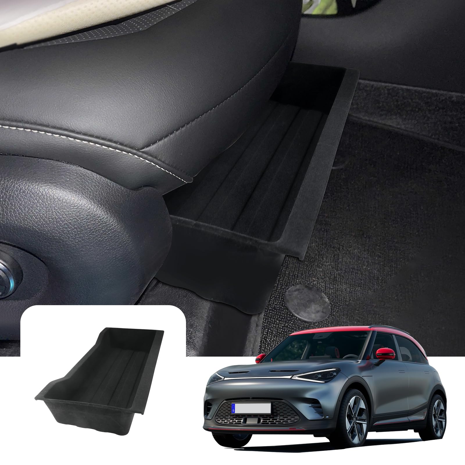 LFOTPP Kompatibel mit Merced-es Ben-z Smart #1 EV Electric 2023 2024 Organizer Unter dem Sitz, Beflockung Aufbewahrungsbox Tray Organizer Storage Box, Smart #1 Zubehör LFOTPP Kompatibel mit Merced-es Ben-z Smart #1 EV Electric 2023 2024 Organizer Unter dem Sitz, Beflockung Aufbewahrungsbox Tray Organizer Storage Box, Smart #1 Zubehör von LFOTPP