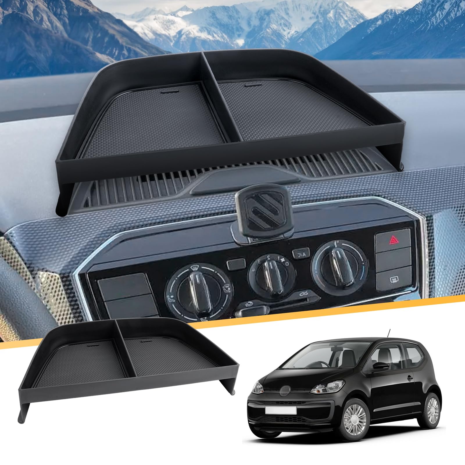 LFOTPP Mittelkonsole Dash Aufbewahrungsbox Für V W UP GTI/Seat Mii/Seat Mii Electric/Skod-a Citigo/Citigo-e iV, Mittelarmlehne Armaturenbrett Organizer Storage Tablett Zubehör LFOTPP Mittelkonsole Dash Aufbewahrungsbox Für V W UP GTI/Seat Mii/Seat Mii Electric/Skod-a Citigo/Citigo-e iV, Mittelarmlehne Armaturenbrett Organizer Storage Tablett Zubehör von LFOTPP