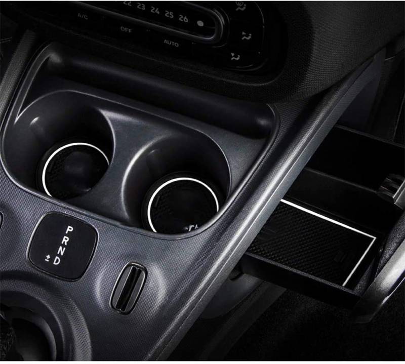 LFOTPP Smart Forfour W453 Gummimatten, Wasser Becherhalter Innentür Matten Antirutschmatten, Türschlitzmatte 10 Stücke Weiß von LFOTPP