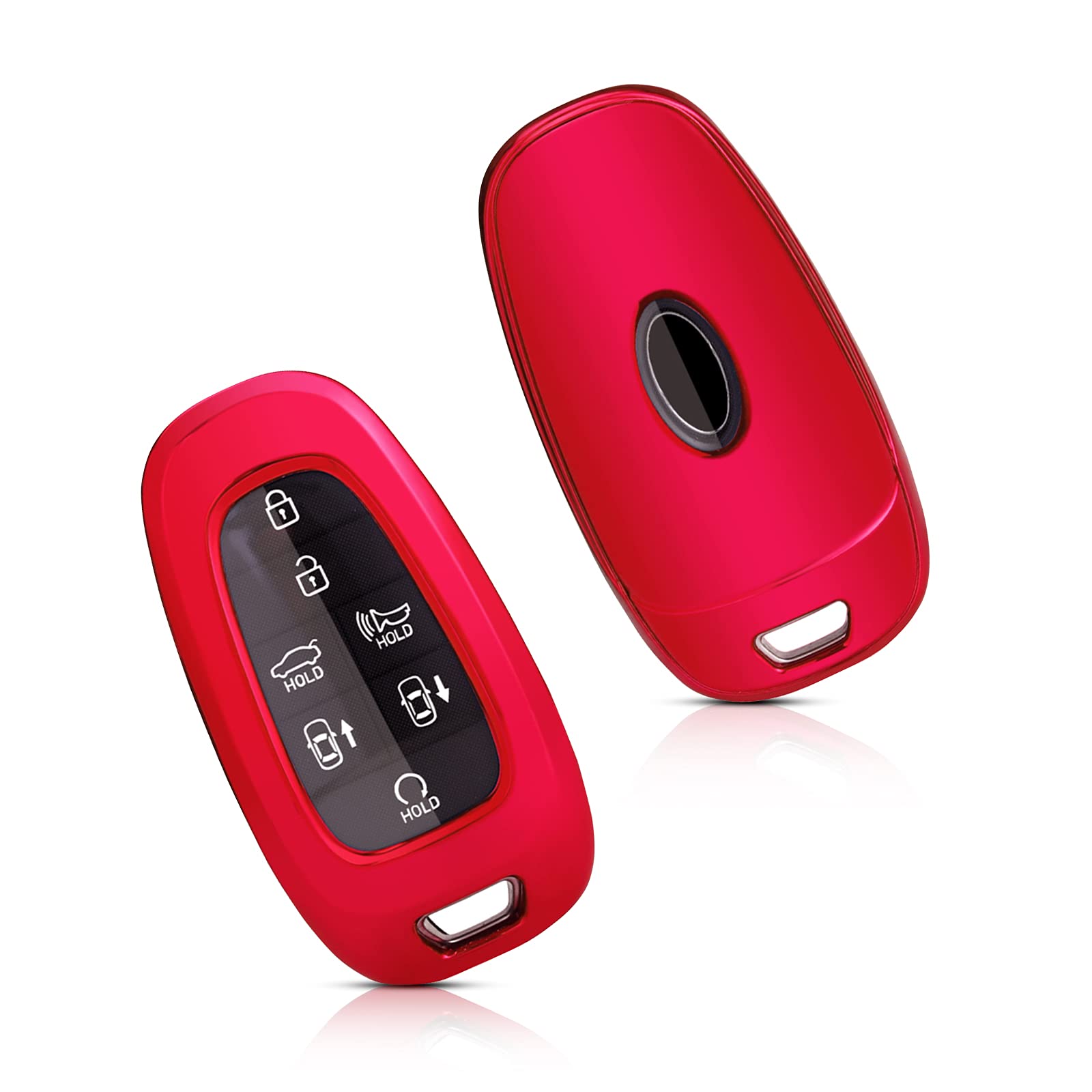 LFOTPP Tucon NX4 Schlüssel Hülle, TPU Silikon Autoschlüssel, Schlüsselhülle Schutzhülle Zubehör (Rot) von LFOTPP
