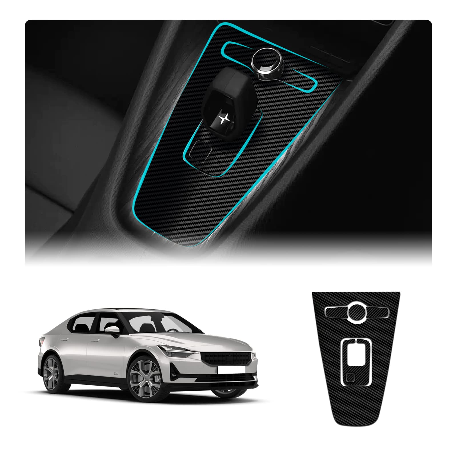 LFOTPP kompatible mit Polestar 2 2022+ Automatische Übertragung Schalterhebel Aufkleber Gear Shift Sticker Lackschutzfolien Set, Auto Zubehör Kratzfeste Klebefolie LFOTPP kompatible mit Polestar 2 2022+ Automatische Übertragung Schalterhebel Aufkleber Gear Shift Sticker Lackschutzfolien Set, Auto Zubehör Kratzfeste Klebefolie von LFOTPP