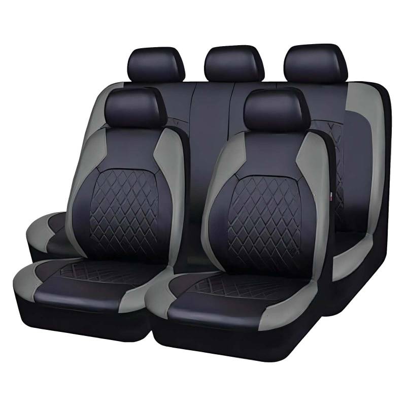 9 Stück Auto Sitzbezüge für Suzuki Swift Jimny Vitara Swift Grand Vitara 2000-2020 2021 2022 2023 2024, Leder Rutschfest Schonbezug Set Sitzkissenschutz Wasserdicht Atmungsaktiv Autositzzubehör von LFSYYD