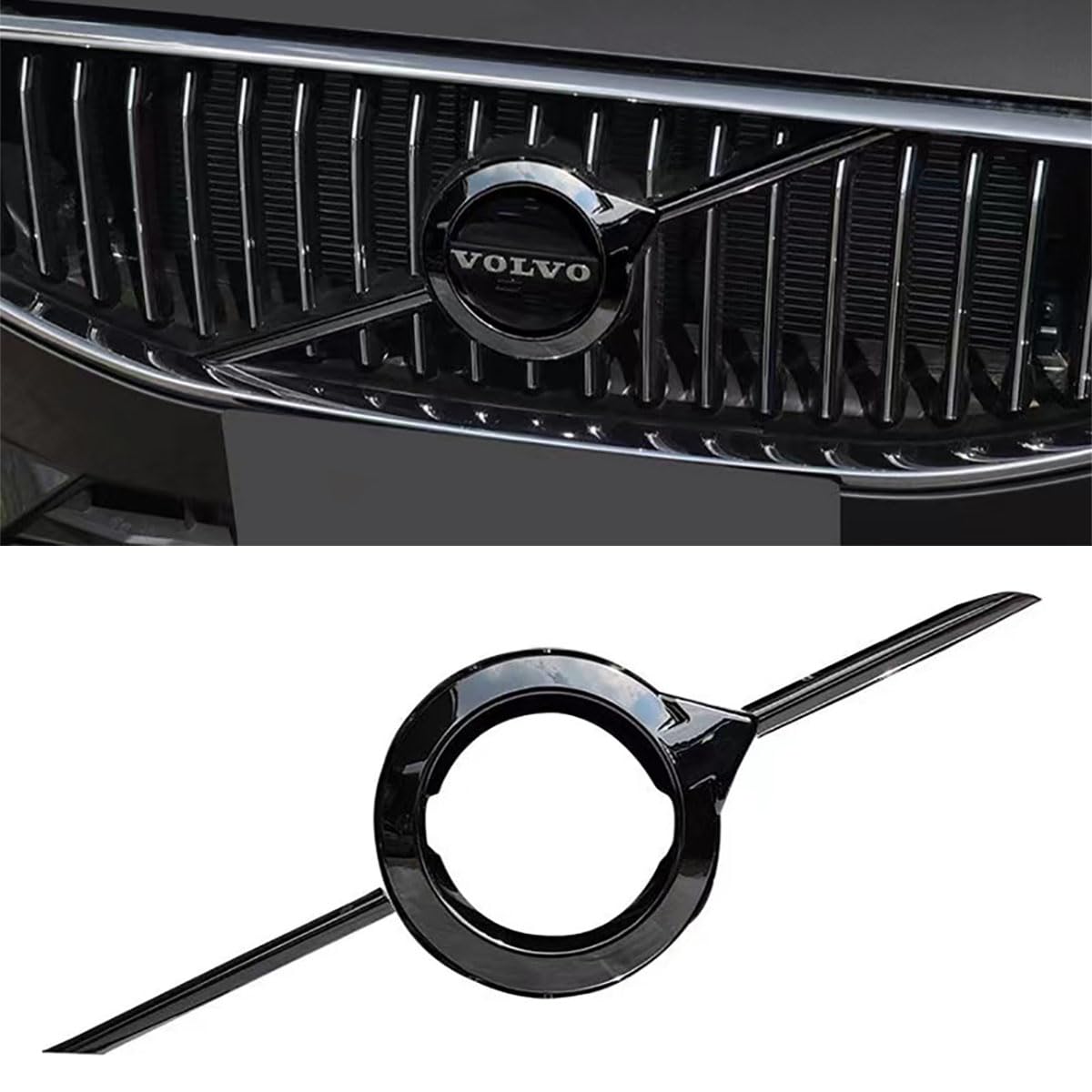 Auto-Emblem-Aufkleber für Volvo XC40 2018–2022, Metall-Emblem-Schild für Front/Motorhaube/Kofferraum, Kühlergrill, Auto-Aufkleber, Kratzschutz, Auto-Logo, Auto-Styling-Zubehör Auto-Emblem-Aufkleber für Volvo XC40 2018–2022, Metall-Emblem-Schild für Front/Motorhaube/Kofferraum, Kühlergrill, Auto-Aufkleber, Kratzschutz, Auto-Logo, Auto-Styling-Zubehör von LFWCZS