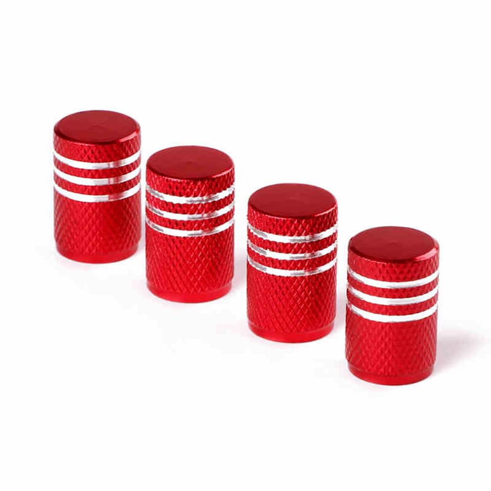 4Pcs Auto Reifenventil Ventilkappen, für Jeep Avenger PHEV 2024 Wasserdicht Staubkappen Anti-Diebstahl Dichtung Valve Caps, Car Zubehör,G-Red 4Pcs Auto Reifenventil Ventilkappen, für Jeep Avenger PHEV 2024 Wasserdicht Staubkappen Anti-Diebstahl Dichtung Valve Caps, Car Zubehör,G-Red von LGBWF