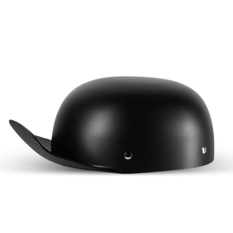 Halbhelme Motorrad, Ece Zertifiziert Retro Open Face Helm, Mit Herausnehmbares Innenfutter und Schnellverschlussschnallen, Für Männer Frauen Fahrrad Cruiser Moped Roller C,L=(59-60CM) von LHBM