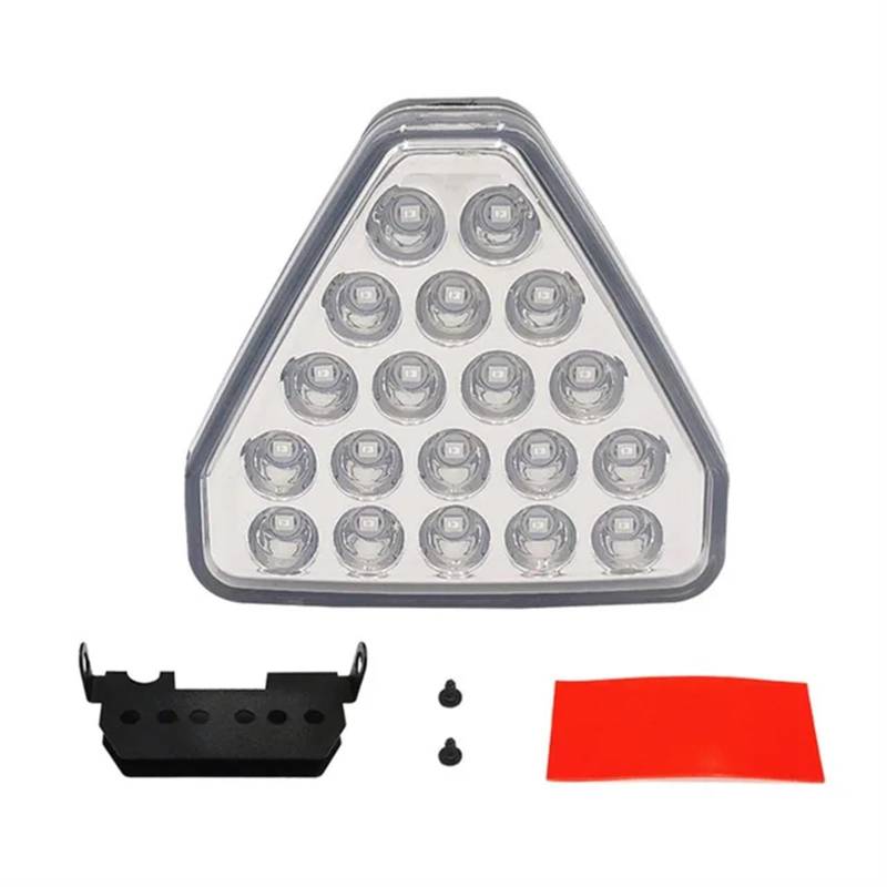 Rückbremslicht Auto LED Bremslicht 12V rotes Dreieck F1 Stil Rücklicht Stroboskop Parken Warnlicht Antikollisionslampe für Auto LKW (Farbe: B) von LHSJYG