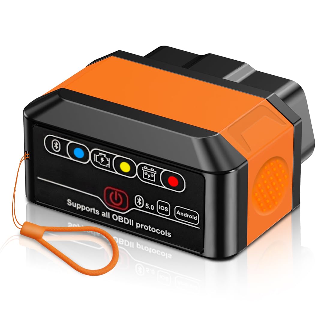 LHYNEE Bluetooth 5.0 OBD2 Diagnosegerät, Diagnosegerät Auto OBD 2 Adapter für alle Fahrzeuge, OBD-II Diagnosewerkzeuge für iOS, Android und Windows - Auslesegerät mit vollen OBD2 Systemen LHYNEE Bluetooth 5.0 OBD2 Diagnosegerät, Diagnosegerät Auto OBD 2 Adapter für alle Fahrzeuge, OBD-II Diagnosewerkzeuge für iOS, Android und Windows - Auslesegerät mit vollen OBD2 Systemen von LHYNEE