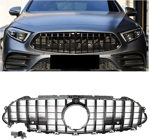 Kühlergrill Vorne Am Auto für Mercedez Benz CLS W257 CLS300 CLS350 CLS450 CLS500 2019-2021,Front Stoßstange Grill Body Kit Zubehör Auto Frontgrill Ersatz Tuning Zubehör Kühlergrill Vorne Am Auto für Mercedez Benz CLS W257 CLS300 CLS350 CLS450 CLS500 2019-2021,Front Stoßstange Grill Body Kit Zubehör Auto Frontgrill Ersatz Tuning Zubehör von LHyyY