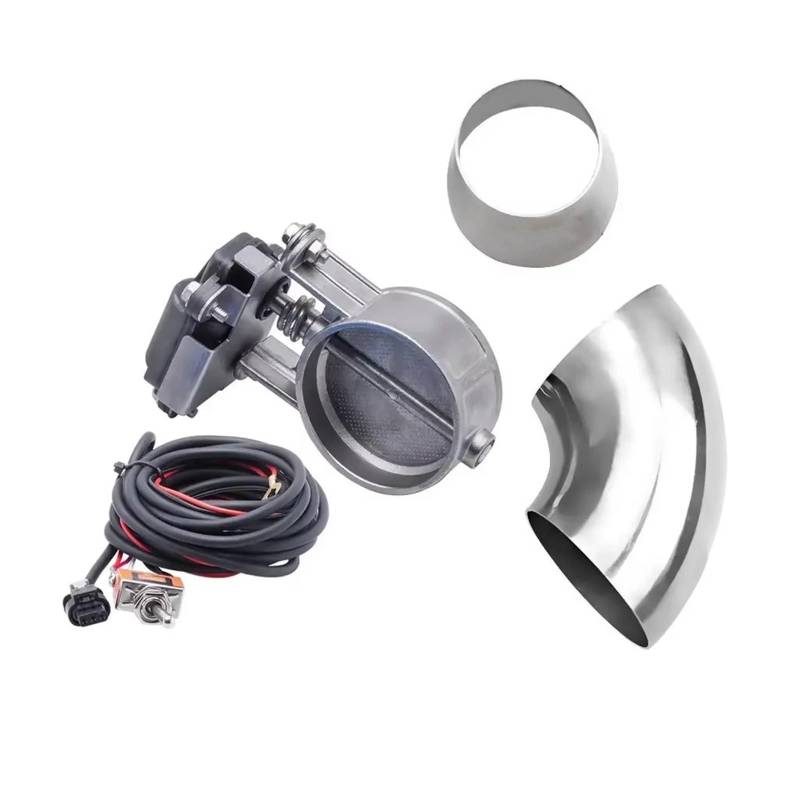 Auto Auspuff Endrohr Abgasregelventil Elektrisches Abgasregelventil Elektrisches Ventil Mit Schalterbögen Und Reduzierstücken Auspuff Endrohr(2.0inch) von LIANGBAOS