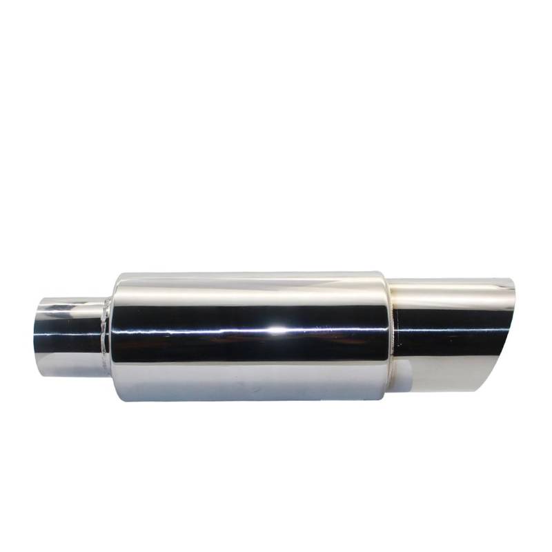 Auto Auspuff Endrohr Auto Auspuff Schalldämpfer Endrohr Universal Edelstahl Schnittstelle 51 57 63MM Auspuffanlage Ende Auspuff Endrohr(002 Silver 63mm) von LIANGBAOS